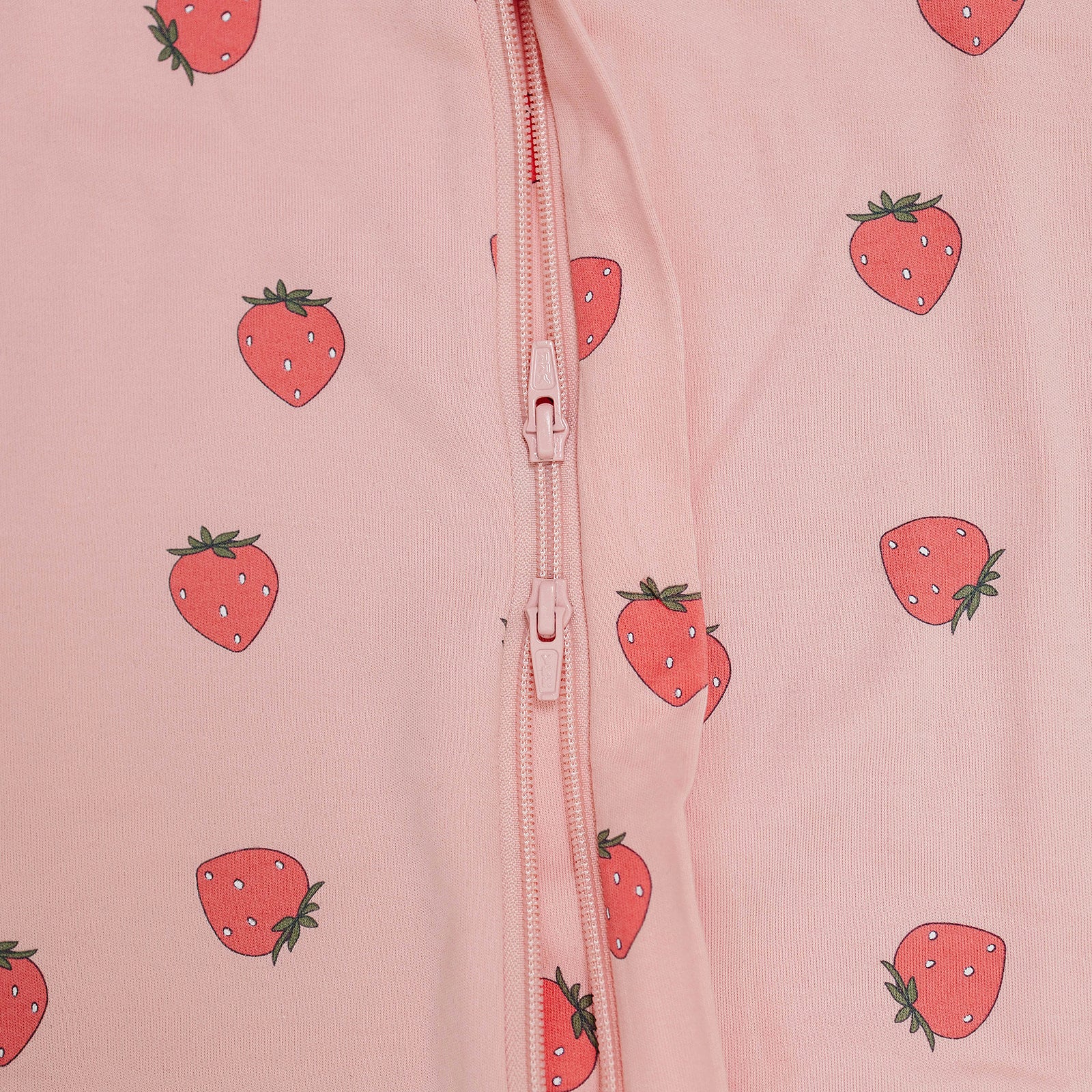 4 Season® Baby Sleep Bag with Feet, Merino Wool & Organic Cotton, Strawberry - Image 7