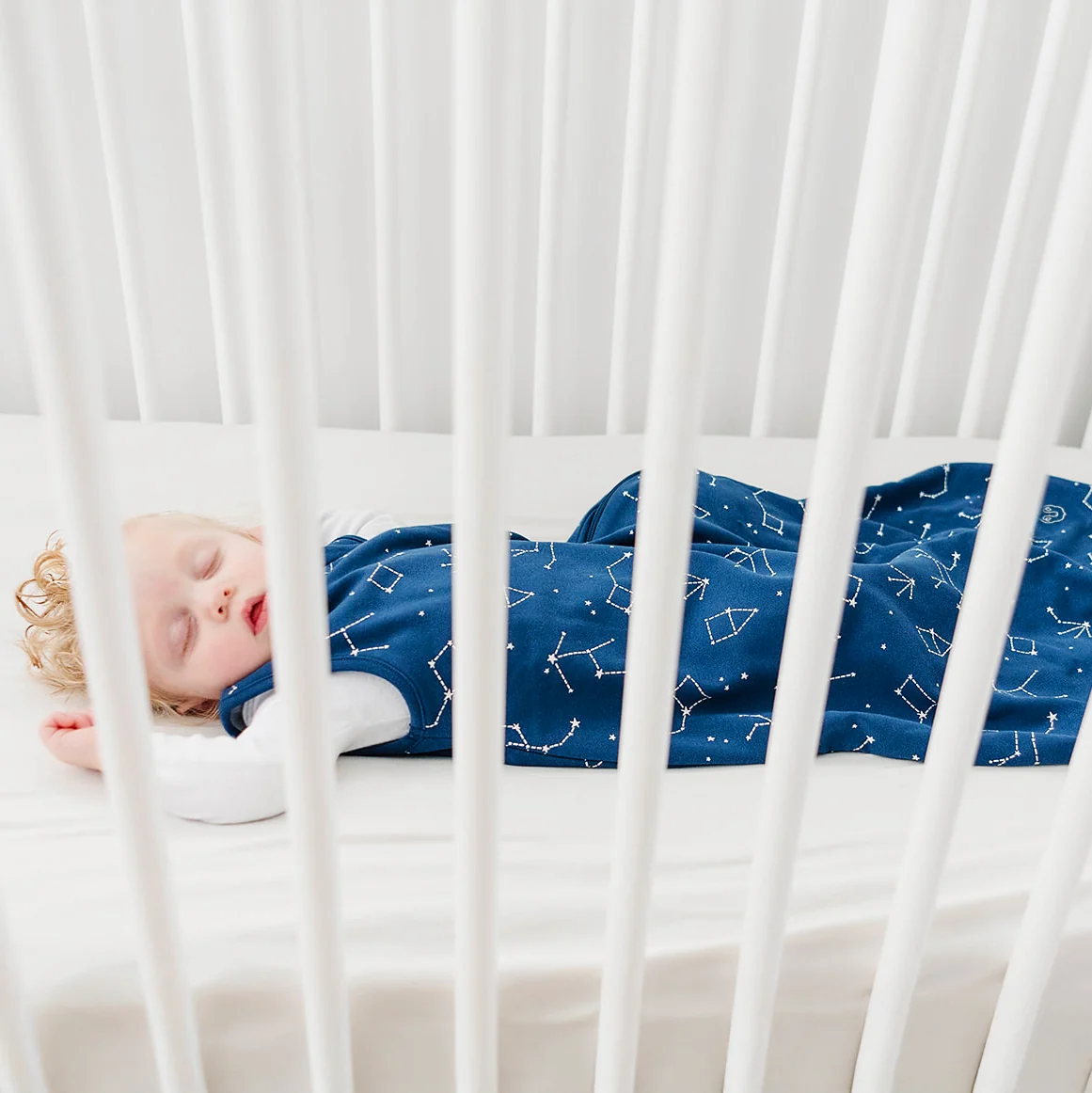 4 Season® Classic Baby Sleeping Bag, Merino Wool & Organic Cotton, Night Sky™ - Image 5