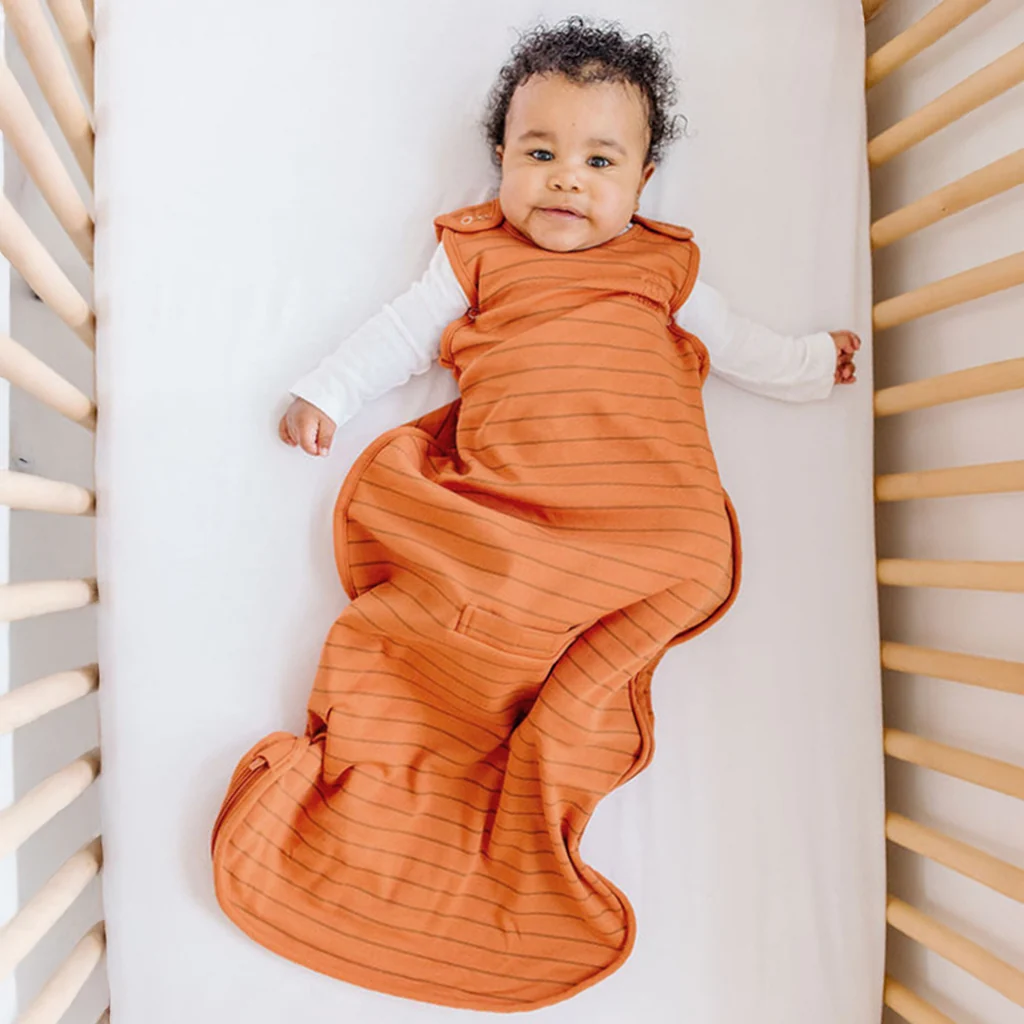 4 Season® Ultimate Baby Sleep Bag, Merino Wool & Organic Cotton, Terracotta - Image 3