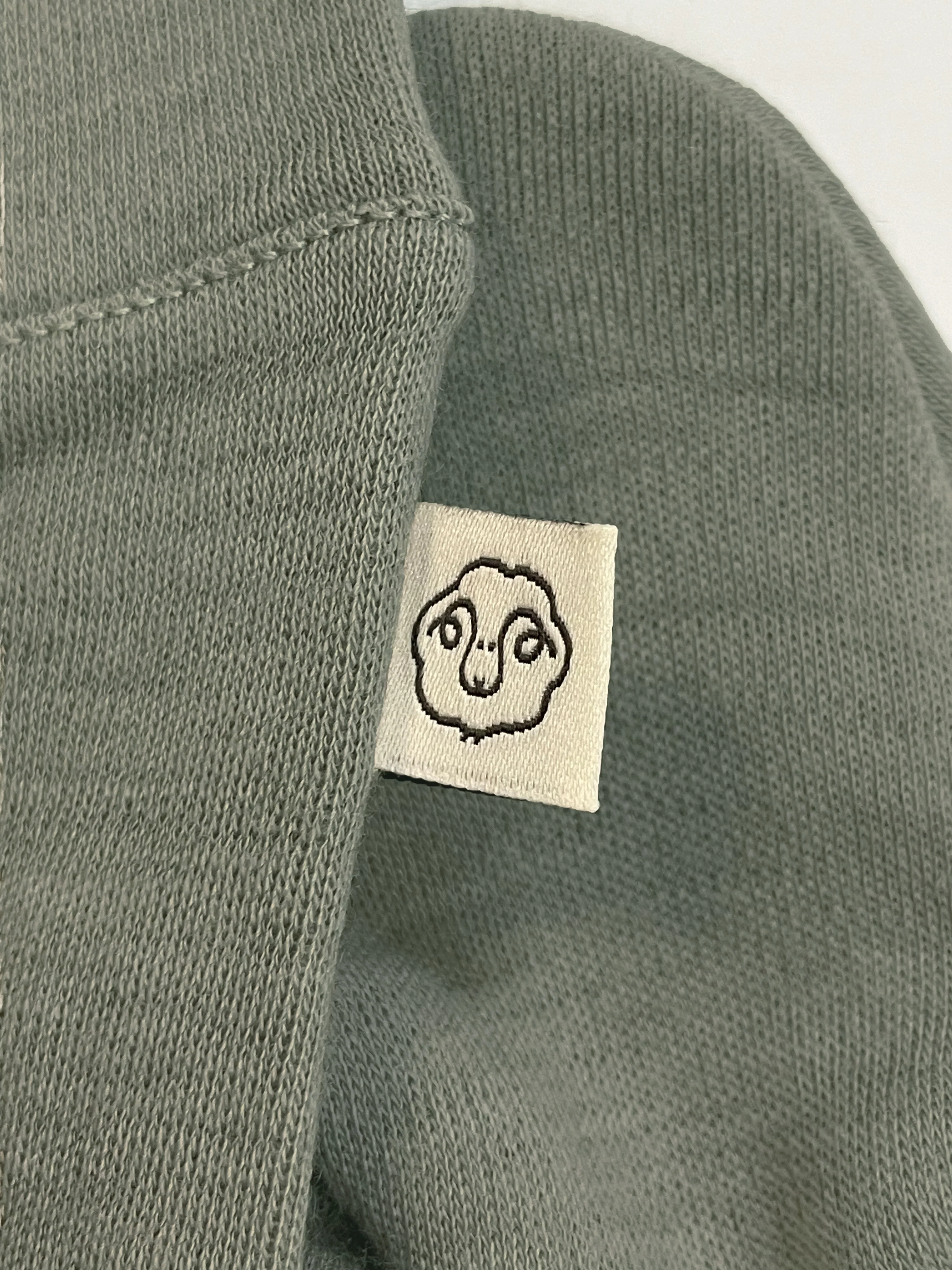 Baby Footed Pants, Merino Wool, Sage - Image 8