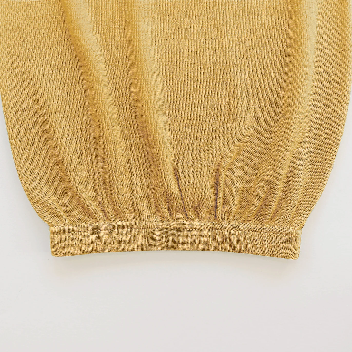 Baby Gown, Merino Wool, 0-6 Months, Honey - Image 3