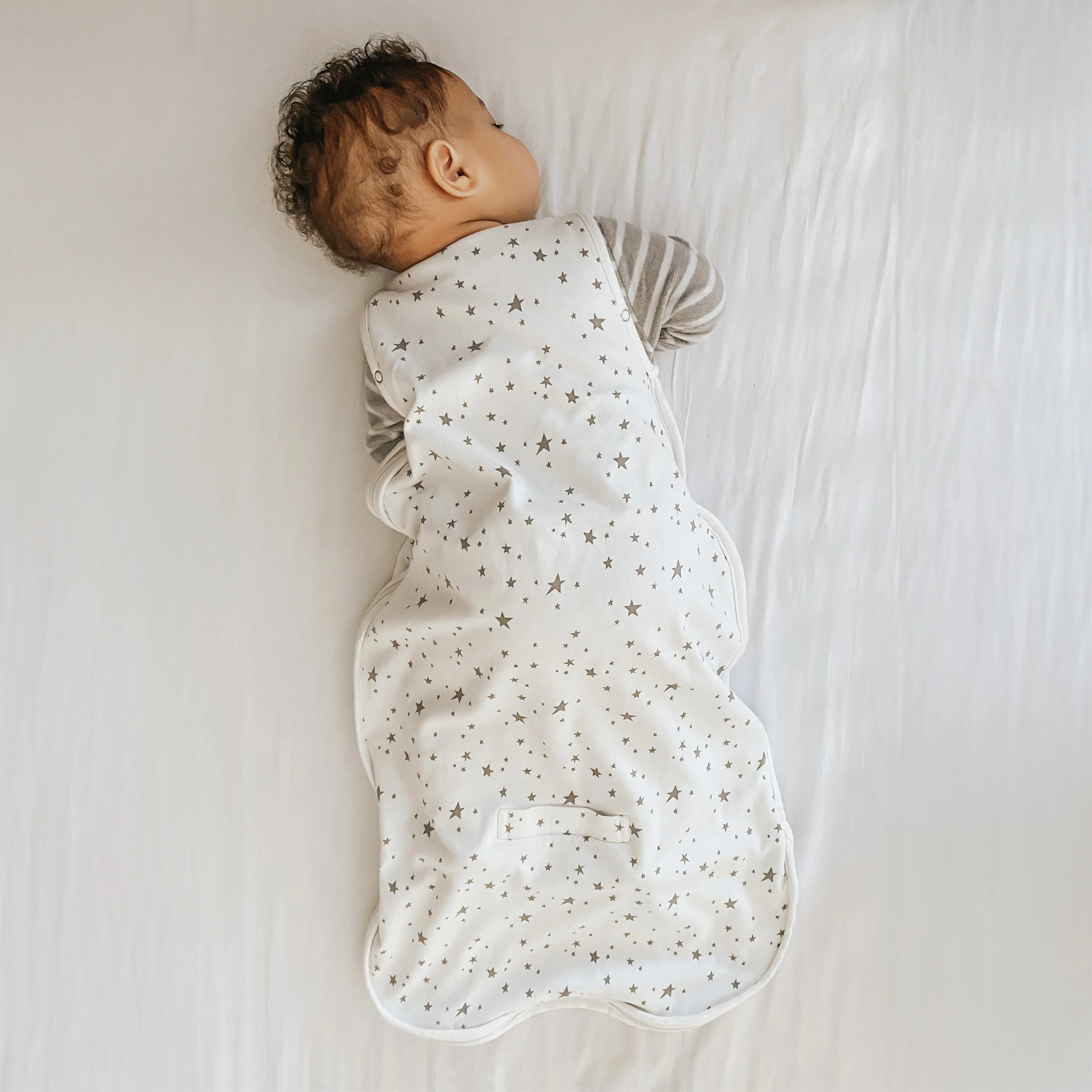 4 Season® Ultimate Baby Sleep Bag, Merino Wool & Organic Cotton, Star White - Image 4