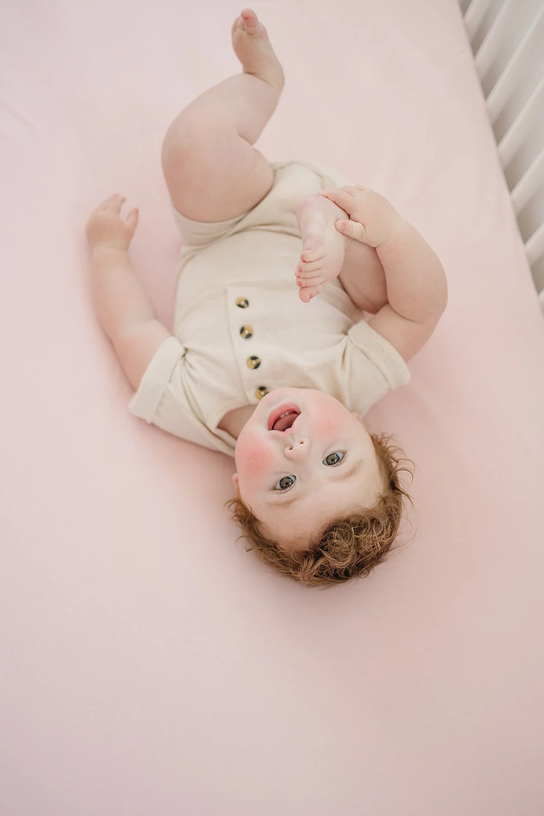 Ecolino® Crib Sheet, 100% Organic Cotton, Petal - Image 6