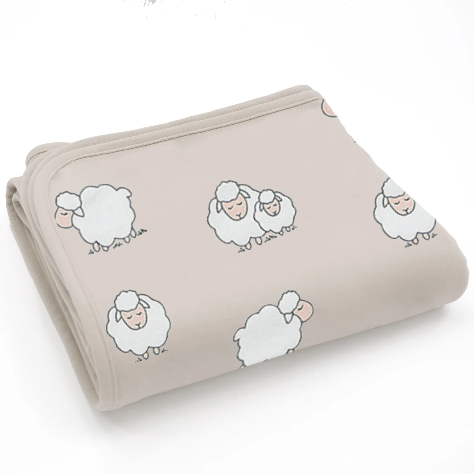 Toddler Blanket, 4 Season® Merino Wool & Organic Cotton Blanket, 52.5" x 40", Sheep - Image 7