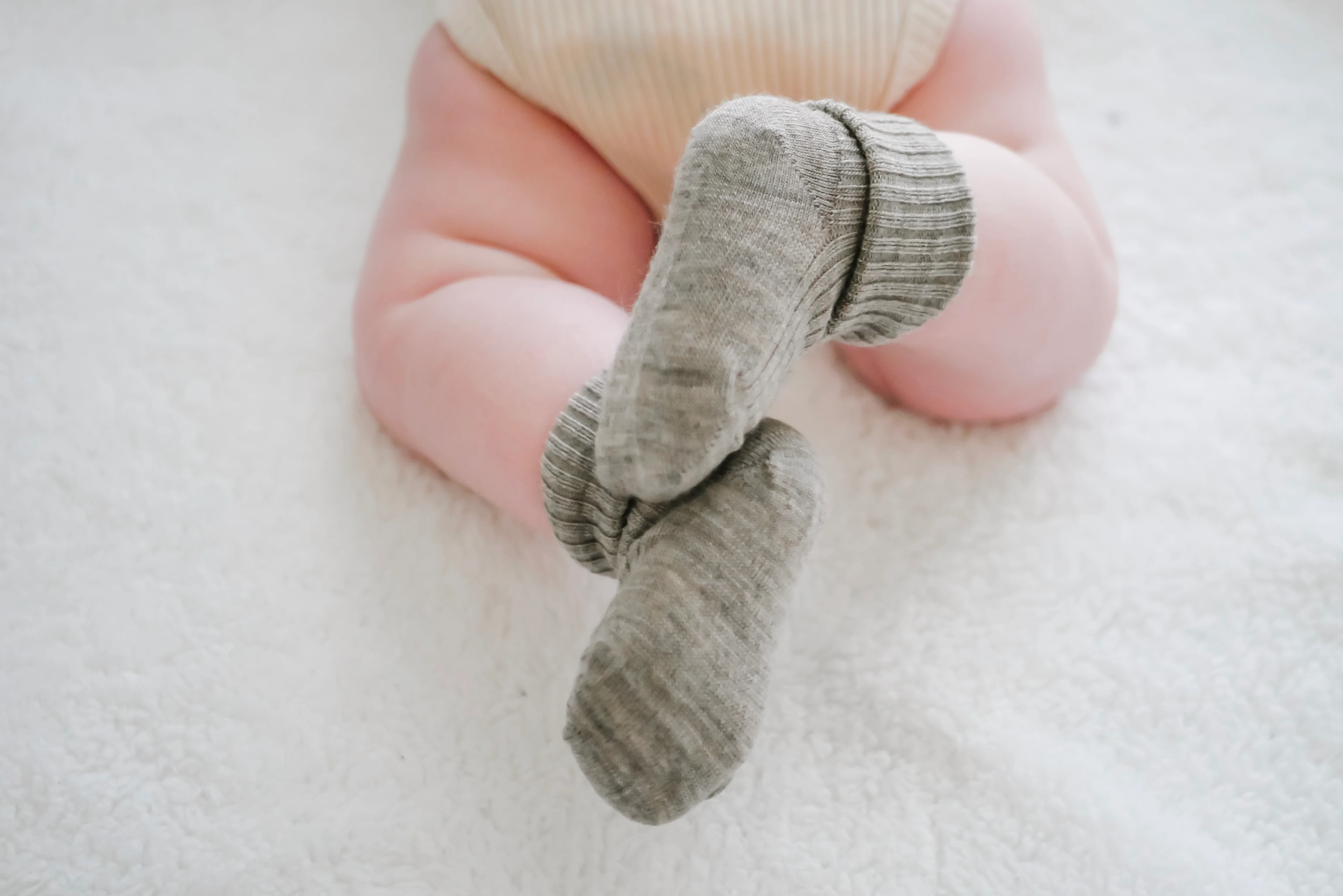Wool Socks, Baby and Toddler, Brown-Gray & White - Image 11